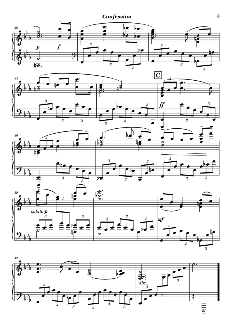 Confession score preview page 3